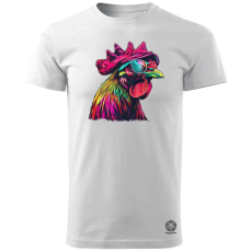 Magnolion Laza kakas v4 férfi póló - 19 szín, S-3XL