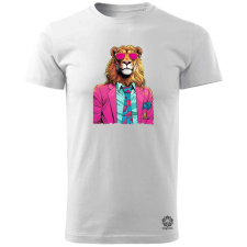 Magnolion Laza oroszlán v2 férfi póló - 19 szín, S-3XL férfi póló