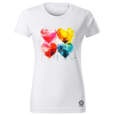 Magnolion Litográf szívek v2 női póló - 19 szín, XS-2XL női póló