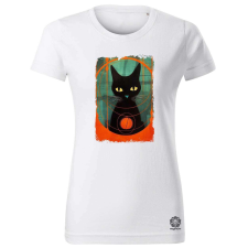 Magnolion Macsek és gombolyag v6 női póló - 19 szín, XS-2XL női póló