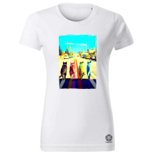 Magnolion Macskák úton v2 női póló - 19 szín, XS-2XL női póló