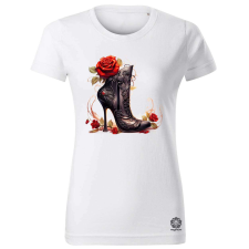 Magnolion Magassarkú rózsákkal női póló - 19 szín, XS-2XL női póló
