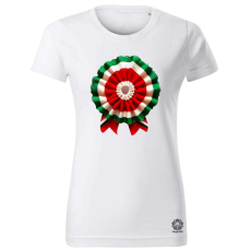 Magnolion Magyar kokárda fantázia v14 zseb női póló - 19 szín, XS-2XL