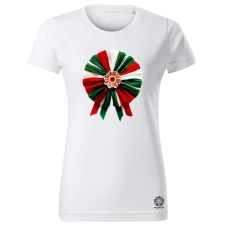 Magnolion Magyar kokárda fantázia v17 zseb női póló - 19 szín, XS-2XL női póló