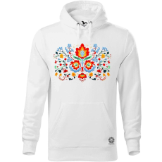 Magnolion Magyar népi motívum v14 férfi pulóver - 19 szín, S-5XL