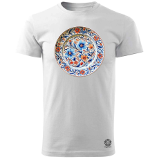 Magnolion Magyar népi porcelán v11 férfi póló - 19 szín, S-3XL