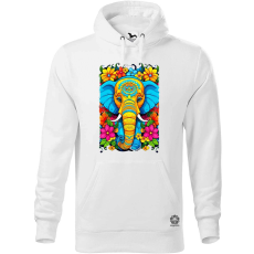 Magnolion Mandala elefánt v3 férfi pulóver - 19 szín, S-5XL