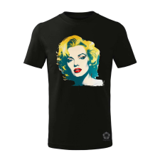 Magnolion Marilyn Monroe portré v8 gyerek póló - 11 szín, 4-12 éves gyerek póló