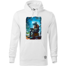 Magnolion Mecha járőr v2 férfi pulóver - 19 szín, S-5XL férfi pulóver, kardigán