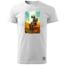 Magnolion Mecha járőr v3 férfi póló - 19 szín, S-3XL férfi póló
