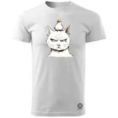 Magnolion Mérges cica és kacsája v2 férfi póló - 19 szín, S-3XL