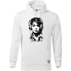 Magnolion Michael Jackson portré v4 férfi pulóver - 19 szín, S-5XL