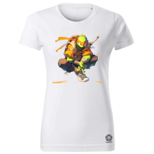 Magnolion Michelangelo anime fanart v3 női póló - 19 szín, XS-2XL női póló
