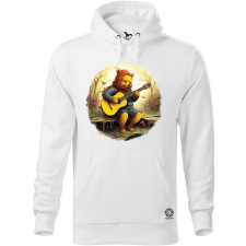 Magnolion Micimackó gitározik v3 férfi pulóver - 19 szín, S-5XL férfi pulóver, kardigán