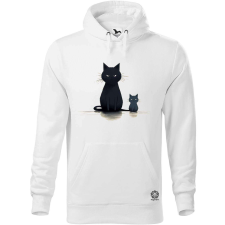 Magnolion Minimál cicák v4 férfi pulóver - 19 szín, S-5XL férfi pulóver, kardigán