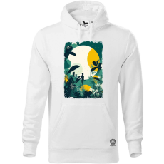 Magnolion Minimál dzsungel v1 férfi pulóver - 19 szín, S-5XL