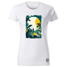 Magnolion Minimál dzsungel v1 női póló - 19 szín, XS-2XL női póló