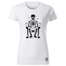 Magnolion Minimál gamer koponya v2 női póló - 19 szín, XS-2XL női póló