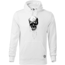 Magnolion Minimál koponya v1 férfi pulóver - 19 szín, S-5XL