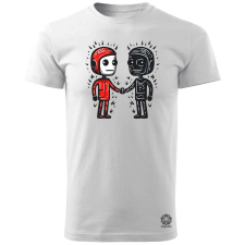 Magnolion Minimál spgraffito találkozás v2 férfi póló - 19 szín, S-3XL férfi póló