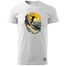 Magnolion Minimál szörfözés v1 férfi póló - 19 szín, S-3XL