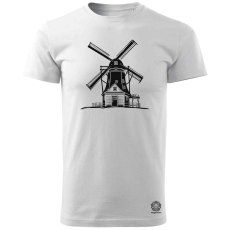 Magnolion Minimalista malom v2 férfi póló - 19 szín, S-3XL