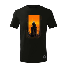 Magnolion Mono vektor cyberpunk v4 gyerek póló - 11 szín, 4-12 éves
