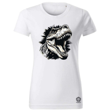 Magnolion Monochrome T-rex v1 női póló - 19 szín, XS-2XL női póló