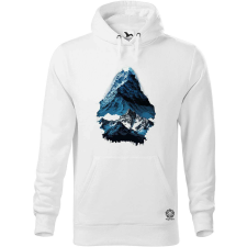 Magnolion Mount Everest kékben v2 férfi pulóver - 19 szín, S-5XL férfi pulóver, kardigán