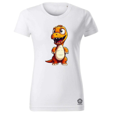 Magnolion Narancs dinó v3 női póló - 19 szín, XS-2XL női póló
