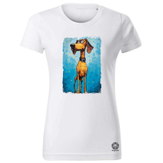 Magnolion Neoexpresszionista kutya v4 női póló - 19 szín, XS-2XL
