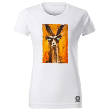 Magnolion Neoexpresszionista láma v4 női póló - 19 szín, XS-2XL női póló