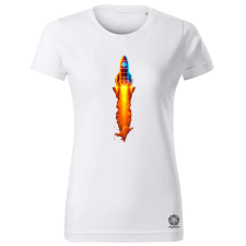 Magnolion neon rakéta kilövés v10 női póló - 19 szín, XS-2XL női póló