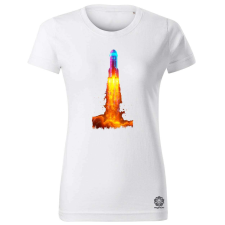 Magnolion neon rakéta kilövés v11 női póló - 19 szín, XS-2XL női póló
