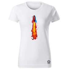 Magnolion neon rakéta kilövés v16 női póló - 19 szín, XS-2XL női póló