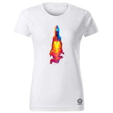 Magnolion neon rakéta kilövés v7 női póló - 19 szín, XS-2XL női póló