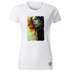 Magnolion Nő és oroszlán v12 női póló - 19 szín, XS-2XL