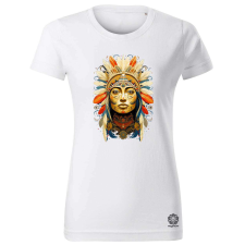 Magnolion Női indián portré v3 női póló - 19 szín, XS-2XL női póló