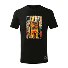 Magnolion NYC naplemente Basquiat graffiti v4 gyerek póló - 11 szín, 4-12 éves gyerek póló