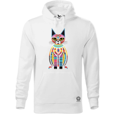Magnolion Ókori egyiptomi macska v1 férfi pulóver - 19 szín, S-5XL