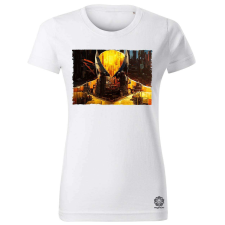 Magnolion Pareidolia Farkas város fantázia v4 női póló - 19 szín, XS-2XL női póló