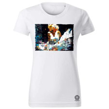Magnolion Pareidolia Marilyn Monroe város fantázia v2 női póló - 19 szín, XS-2XL női póló