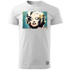 Magnolion Pareidolia Marilyn Monroe város fantázia v5 férfi póló - 19 szín, S-3XL