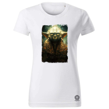Magnolion Pareidolia Yoda város fantázia v3 női póló - 19 szín, XS-2XL női póló
