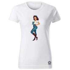 Magnolion Pin-up girl v14 női póló - 19 szín, XS-2XL