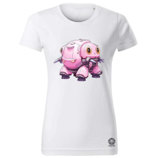 Magnolion Pink baby robot v4 női póló - 19 szín, XS-2XL