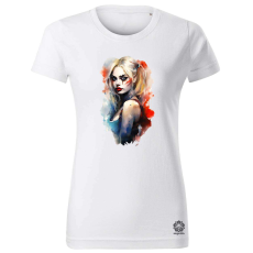 Magnolion Pinup Harley Quinn v2 női póló - 19 szín, XS-2XL