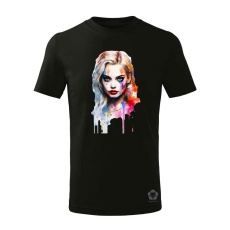 Magnolion Pinup Harley Quinn v4 gyerek póló - 11 szín, 4-12 éves
