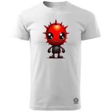 Magnolion Piros punk srác v3 férfi póló - 19 szín, S-3XL