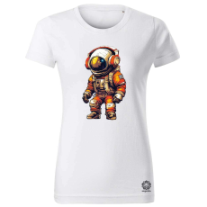 Magnolion Pixelart asztronauta v7 női póló - 19 szín, XS-2XL
